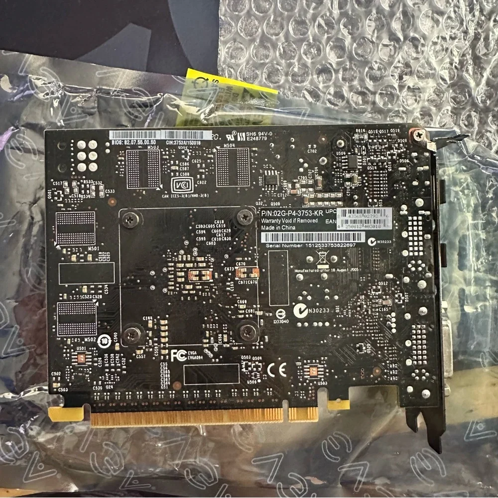 nvidia EVGA GEFORCE GTX 750Ti 2GB GDDR5 (used)
